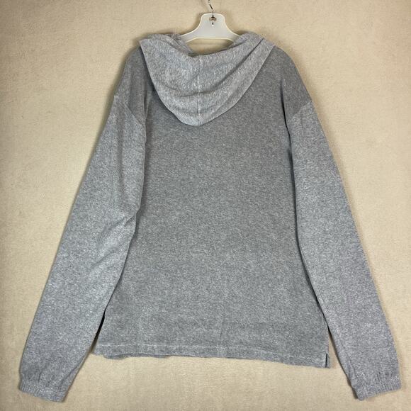 Billabong Hoodie Mens L Gray Flecker‎ Diego Solid Pockets Fleece Pullover Sweat - Picture 11 of 12